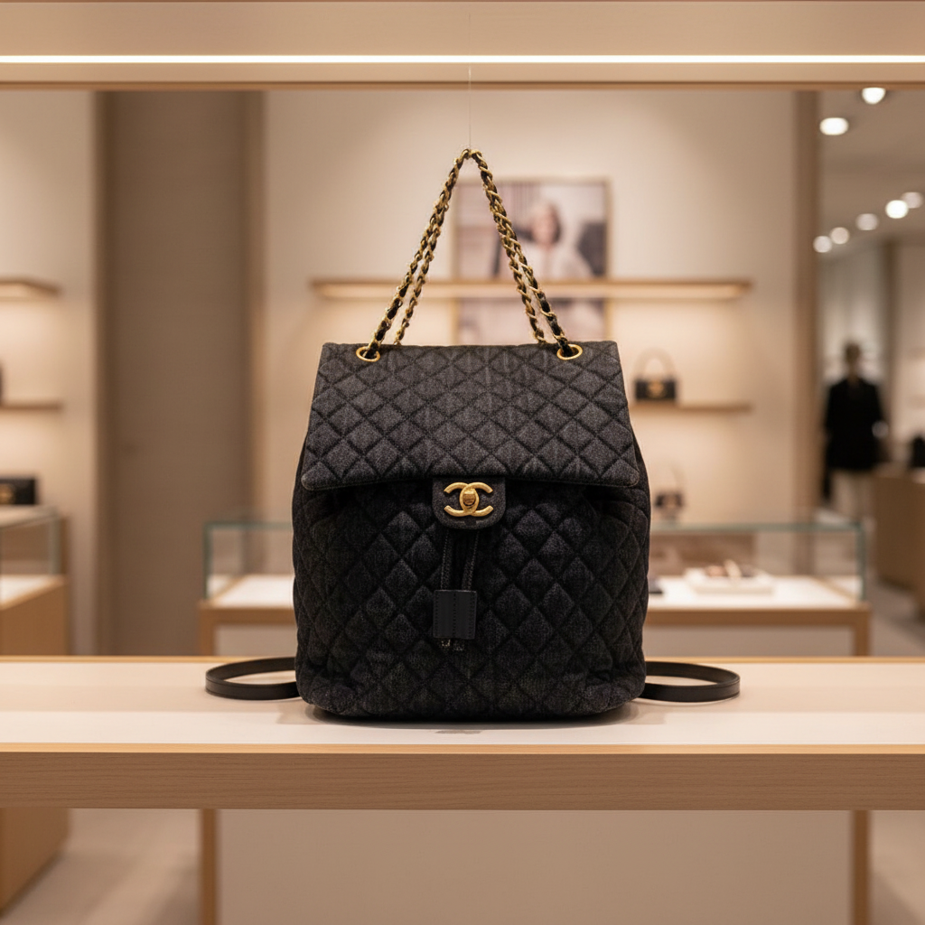 CHANEL – Backpack – Matelassée COCO Mark