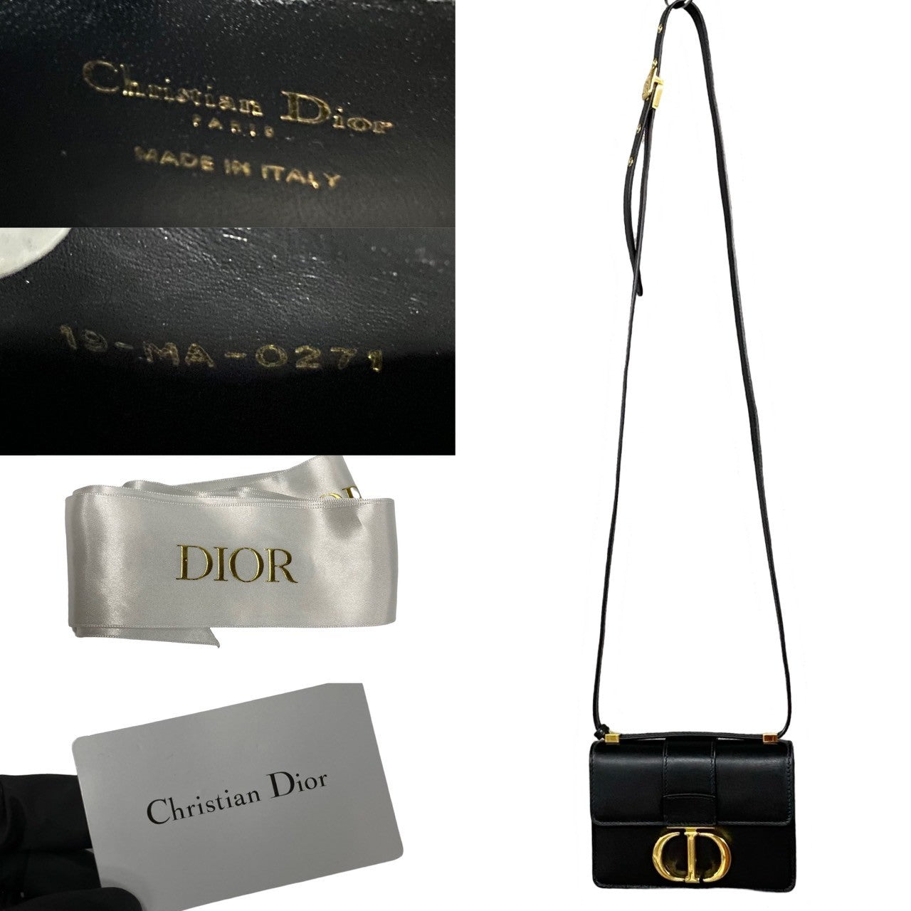 Christian Dior Montaigne Logo Metal by Maria Grazia Chiuri 2020s – 100% Authentic Pre-Owned Condition