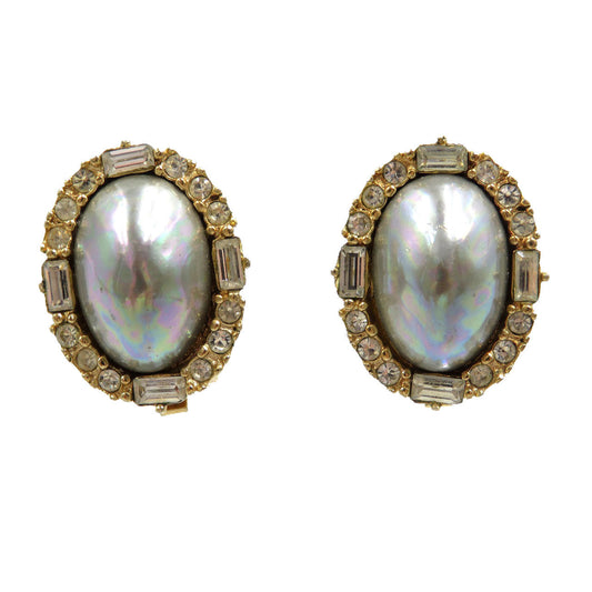 Christian Dior       Clip-On Earrings 
Circa 1980 Made in Germany 100% Authentic ✨Pristine Pre-Owned Vintage Condition