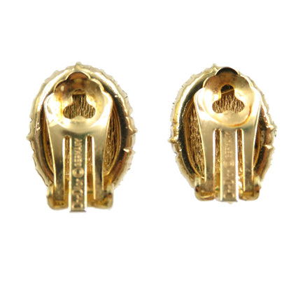 Christian Dior       Clip-On Earrings 
Circa 1980 Made in Germany 100% Authentic ✨Pristine Pre-Owned Vintage Condition