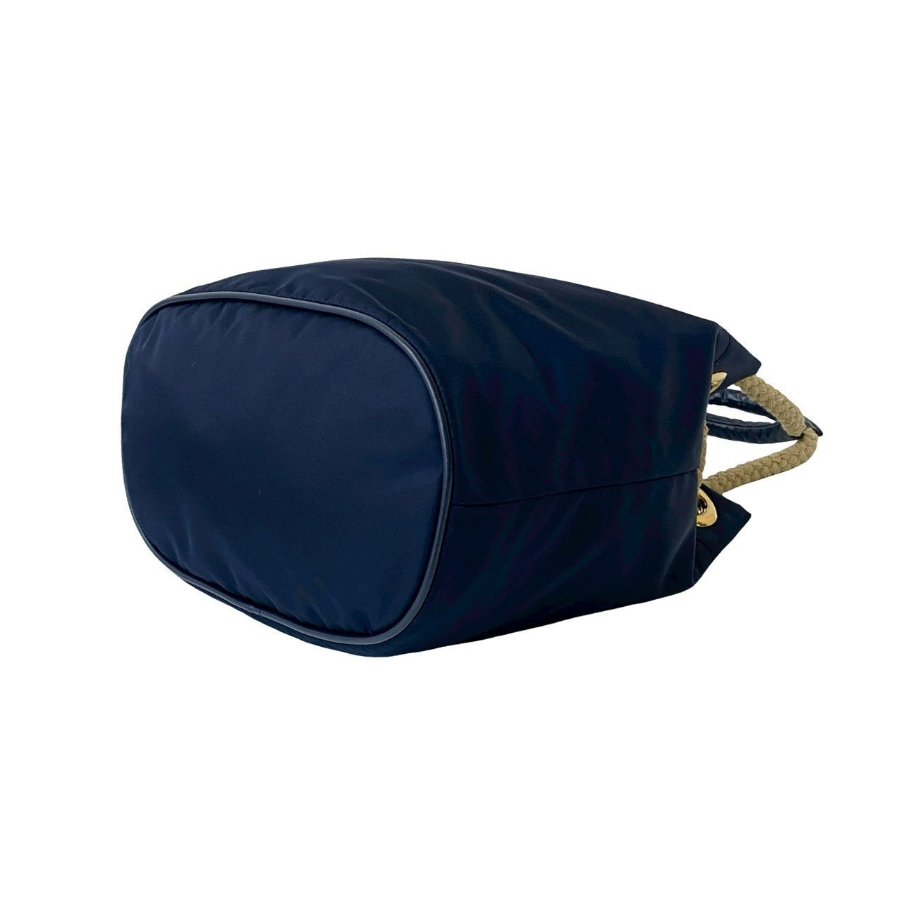 PRADA – Shoulder Bag – Triangle Logo Metal – Navy – Late 1980s Design by Miuccia Prada – 100% Authentic Pre-Owned✨Nearly New