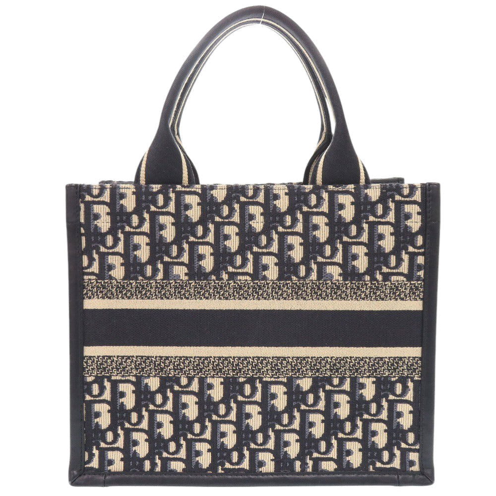 Christian Dior Oblique Book Tote                  Canvas & Leather