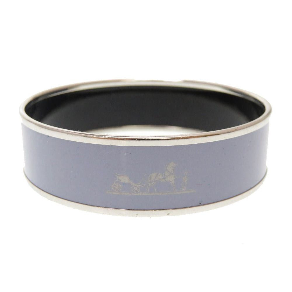 HERMÈS Purple Cloisonné GM Email Bangle – Women’s Size Q 100% Authentic Pre-Owned