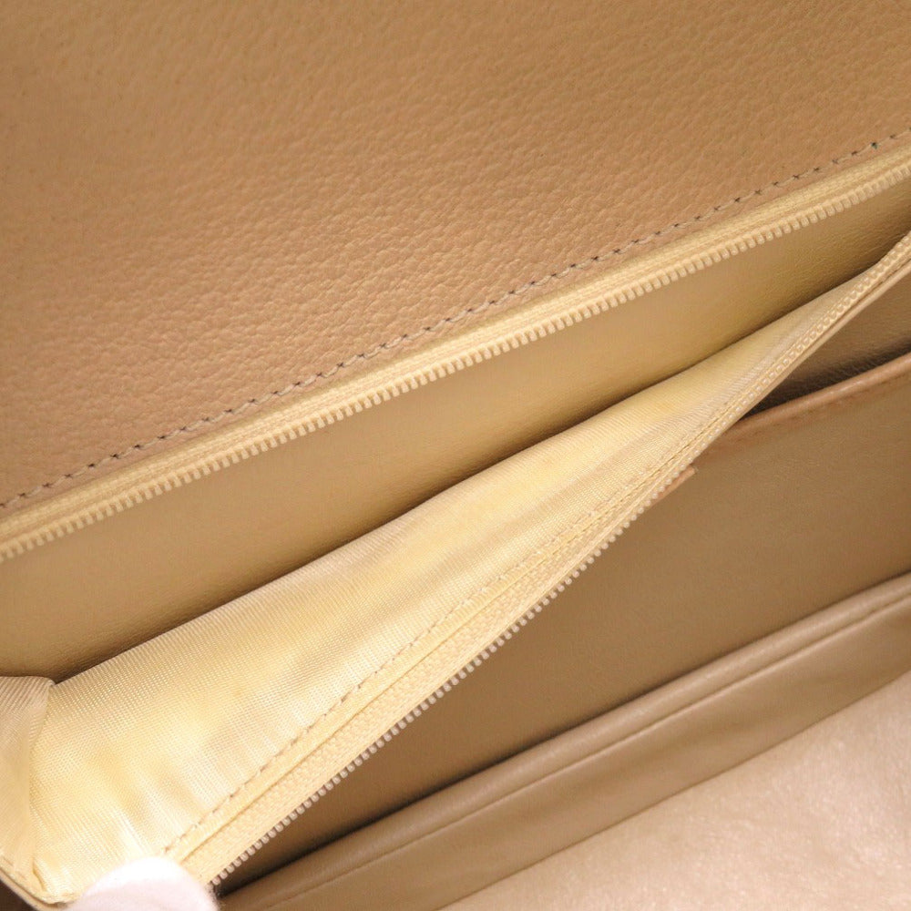 GUCCI Bamboo 2WAY Bag in Beige Leather & Bamboo – Frida Giannini Era – 100% Authentic ✨Very Good Pre-Owned