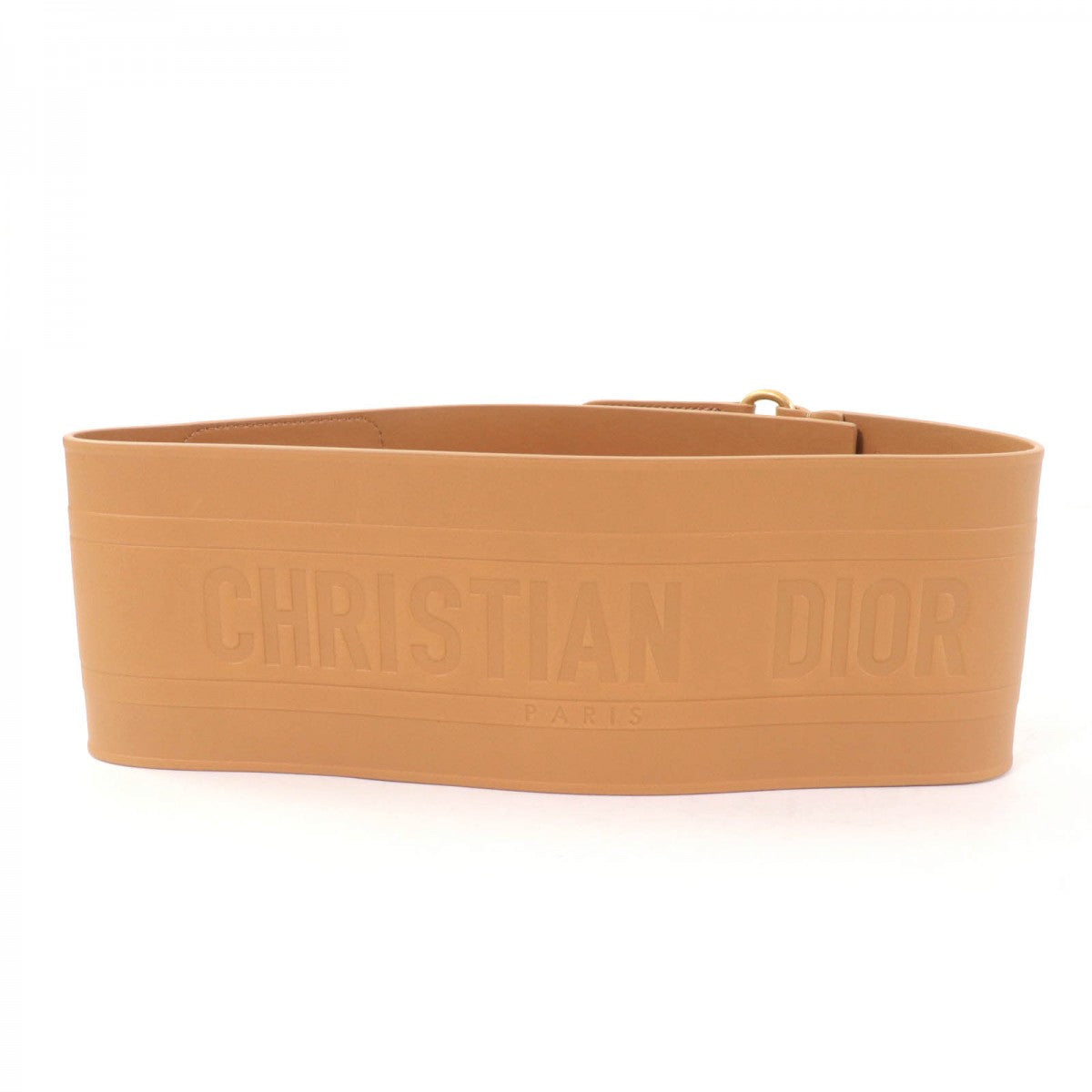 Christian Dior                                                       D-Waist Maxi Belt                                           Black smooth leather with gold-tone hardware