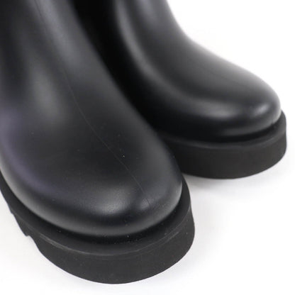 MONCLER – Ankle Boots – GINETTE – Rubber Matt Black – Size 39 – 100% Authentic Pre-Owned ✨SA Rank (Excellent pre-owned condition)