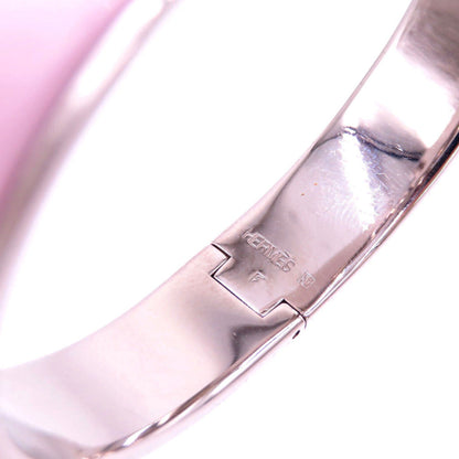 Hermès Clic Clac H Bracelet PM in Pink Enamel with Palladium-Plated Hardware
100% Authentic (Genuine) – ✨Excellent Pre-Owned