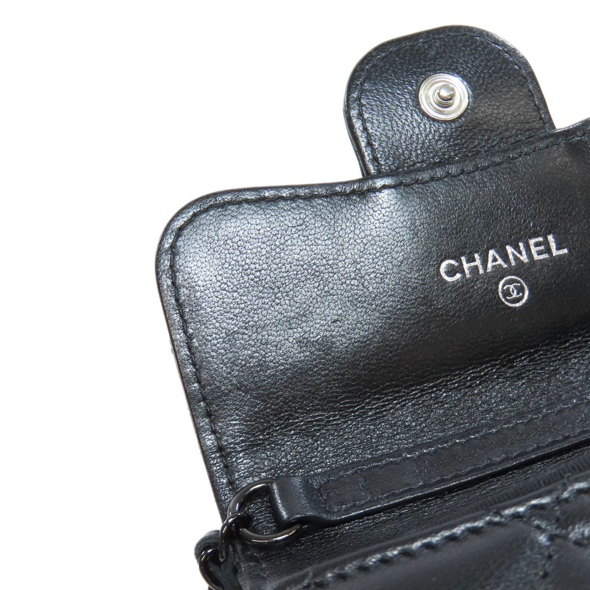 CHANEL – Bifold Wallet – Chain Wallet Matelassée– Karl Lagerfeld – 2017 – 100% Authentic Pre-Owned ✨Priced Right