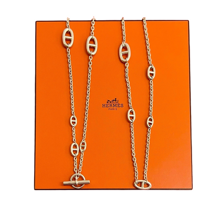 HERMÈS Chaîne d’Ancre Farandole Introduced 2006 Inspired by Robert Dumas 100% Authentic Pre-Owned AB Rank Gently Used