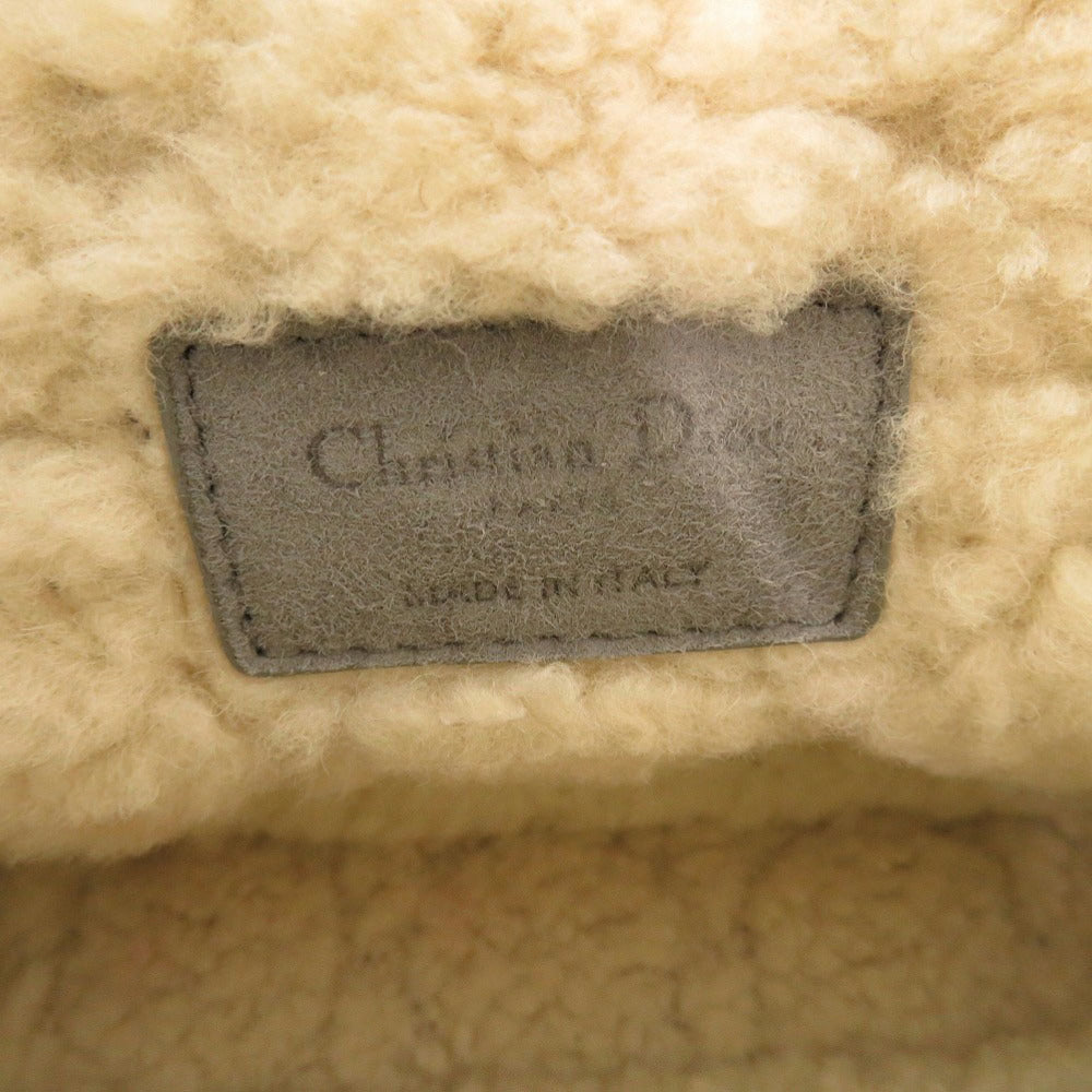 Christian Dior  – Caro Chain Gray Mouton & Suede –