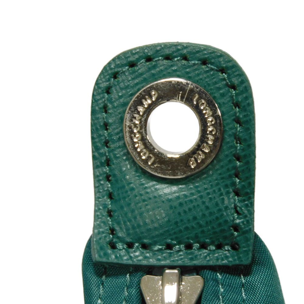 LONGCHAMP – Le Pliage Energy L Top Handle – Recycled Canvas Emerald – 100% Authentic ✨Very Good Pre-Owned Condition