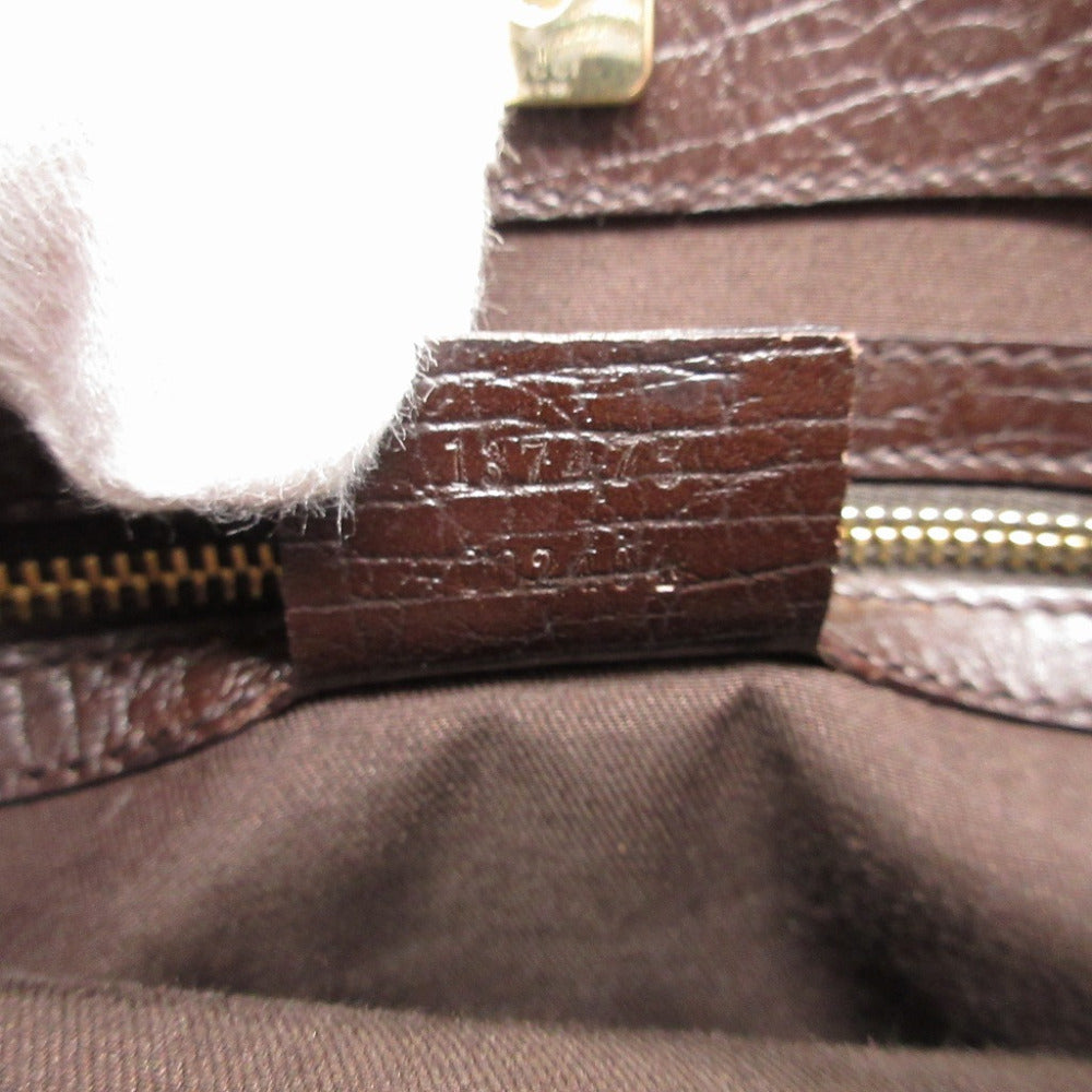 GUCCI Sherry Handbag in GG Canvas and Leather – 100% Authentic Pre-Owned Circa Early 2000s byTom Ford Era ✨Very Good