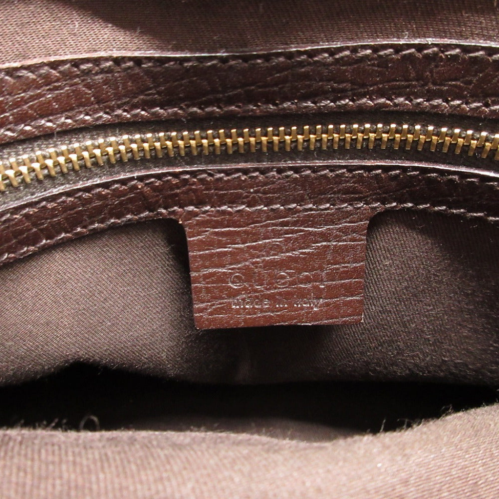 GUCCI Sherry Handbag in GG Canvas and Leather – 100% Authentic Pre-Owned Circa Early 2000s byTom Ford Era ✨Very Good