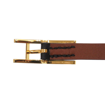 HERMÈS Beapi de Bourtour Double Tour Bracelet Black Swift Leather – Designed by Pierre Hardy, 2020s, 100% Authentic ✨Excellent Pre-Owned