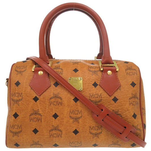 MCM – 2-Way Mini Boston Duffel Bag – PVC Coated Canvas – Michael Cromer – 2016 – 100% Authentic Pre-Owned