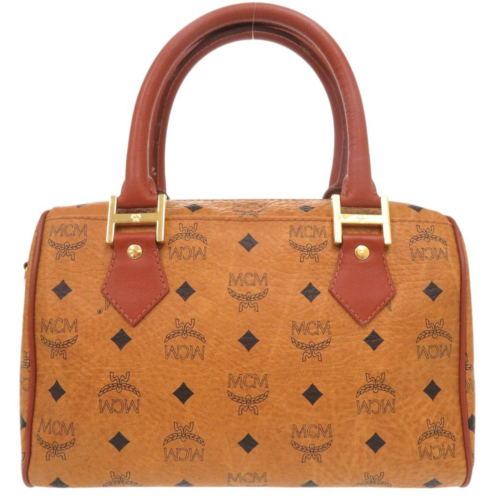 MCM – 2-Way Mini Boston Duffel Bag – PVC Coated Canvas – Michael Cromer – 2016 – 100% Authentic Pre-Owned