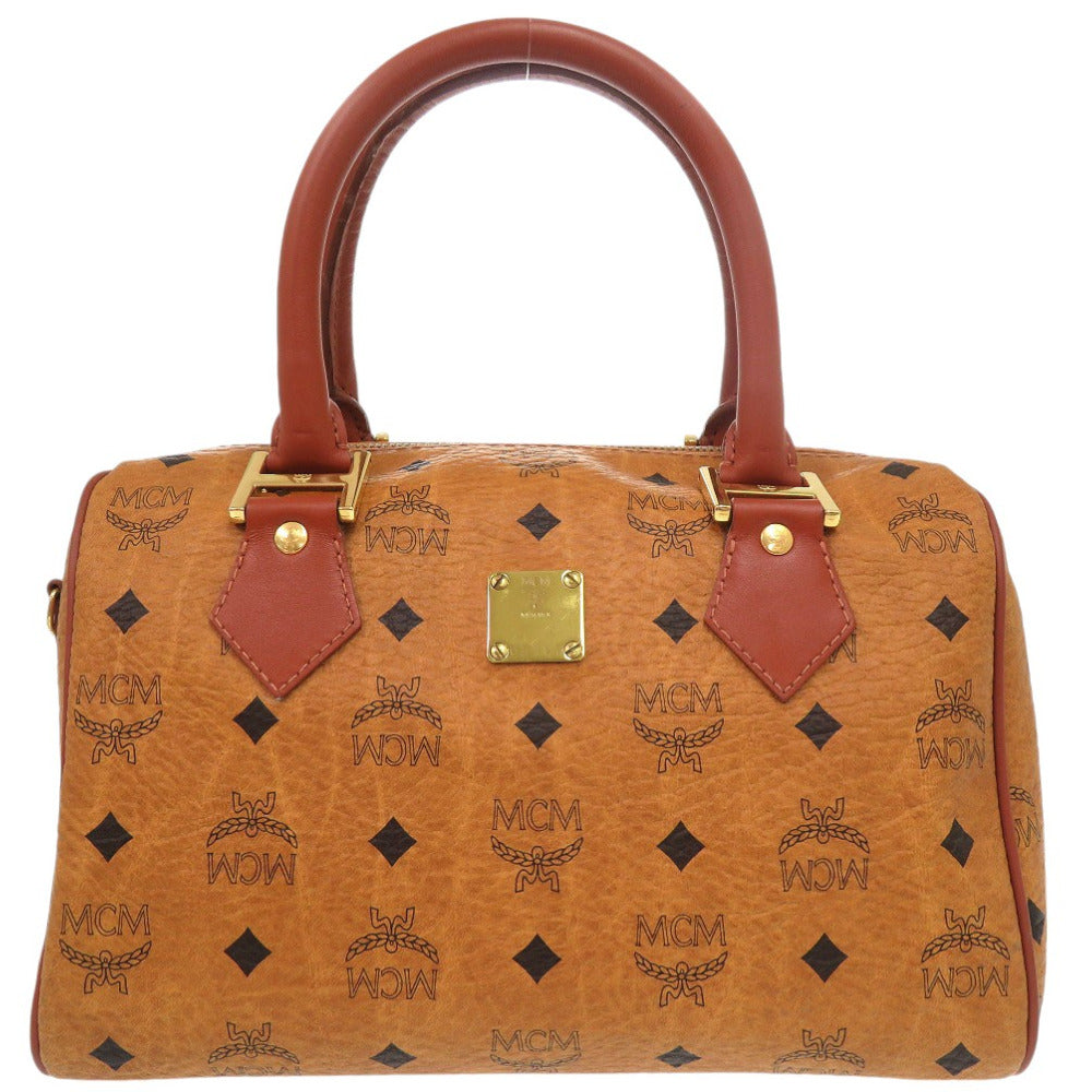 MCM – 2-Way Mini Boston Duffel Bag – PVC Coated Canvas – Michael Cromer – 2016 – 100% Authentic Pre-Owned