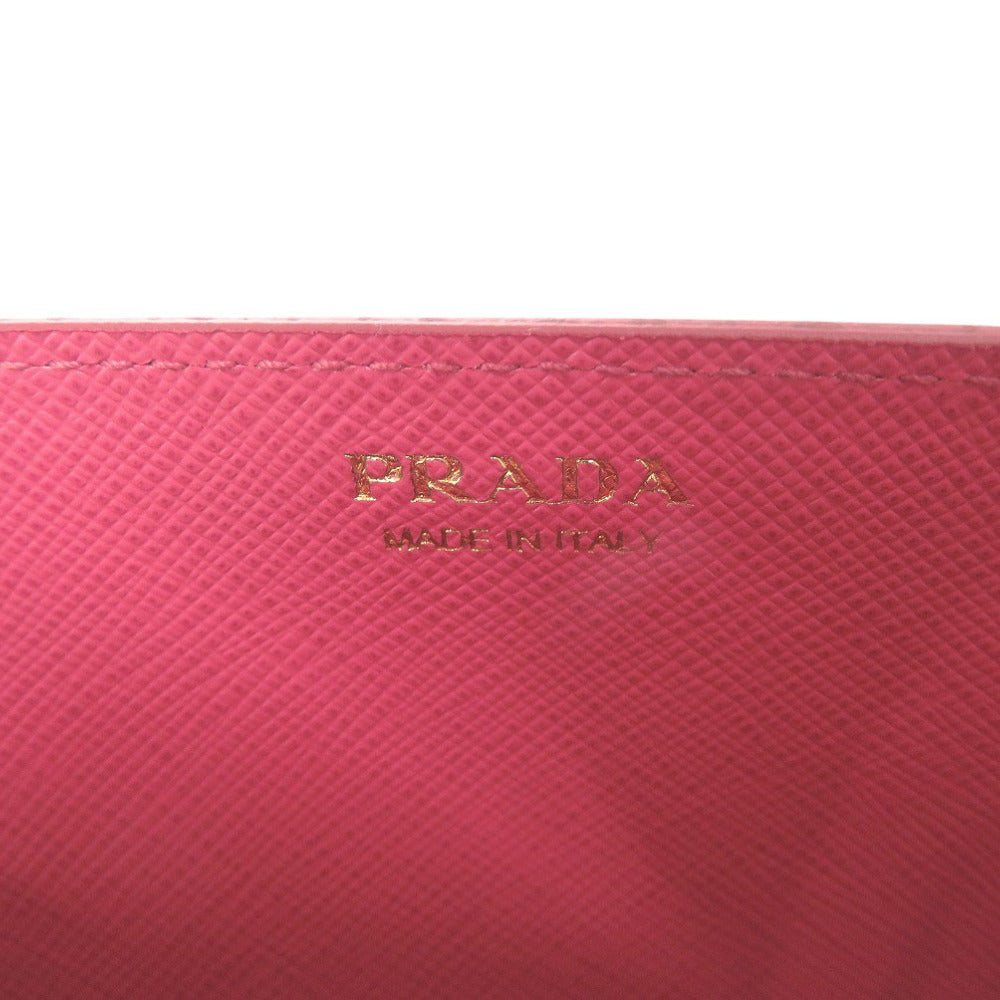 Prada – Chain Wallet – 1DH002 – Leather – Pink Peonia – Introduced Early 2010s by Miuccia Prada – 100% Authentic Pre-Owned ✨Pristine, Like-New✨