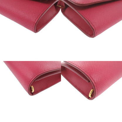 Prada – Chain Wallet – 1DH002 – Leather – Pink Peonia – Introduced Early 2010s by Miuccia Prada – 100% Authentic Pre-Owned ✨Pristine, Like-New✨