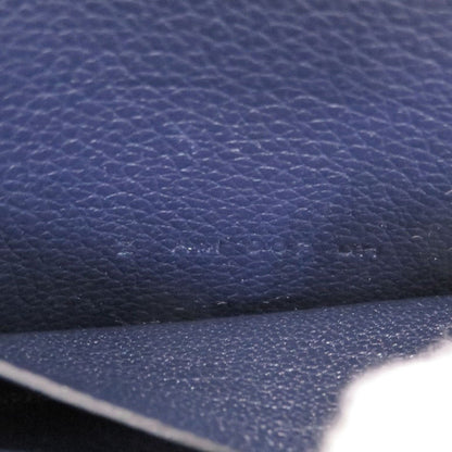 HERMÈS Lovis Mini Coin Case – Evercolor Leather in Blue Saphir (Circa 2020) – Pre-Owned, 100% Authentic (Genuine) 6L0441IP6R8