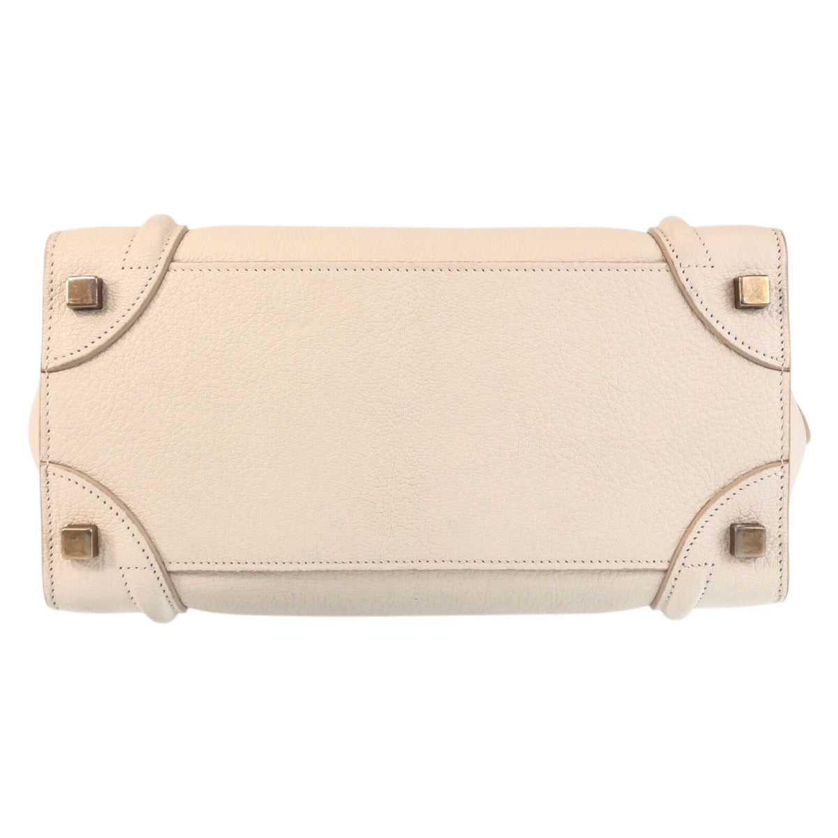 Celine The Luggage Micro Phoebe Philo Era – Early 2010s – Ivory/Gold Metal – 100% Authentic Pre-Owned ✨