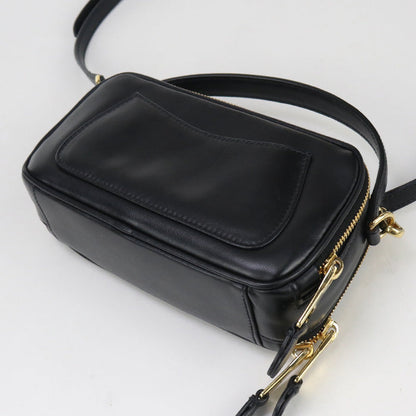 MIU MIU  – 2-Way Handbag / Diagonal Shoulder Bag – Black Leather – Gold Hardware – Italy – 100% Authentic Pre-Owned ✨ Gently used