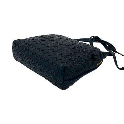 Bottega Veneta Intrecciato Leather Navy by Tomas Maier Era Mid 2010s 100% Authentic ✨ Excellent Pre-Owned