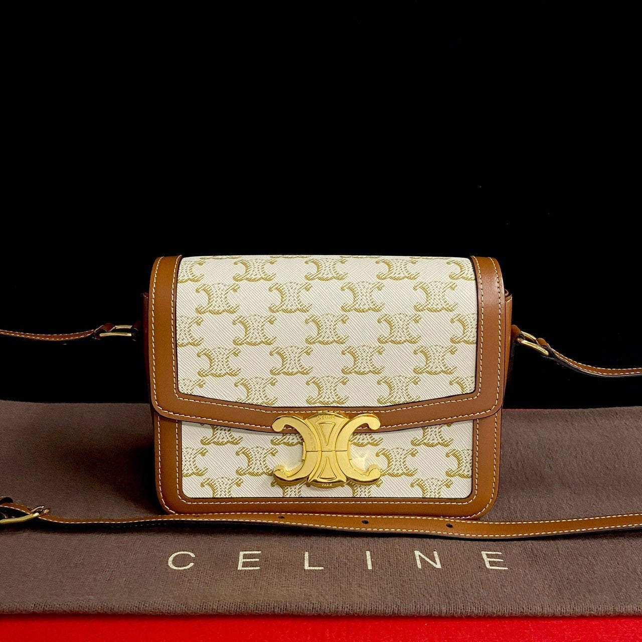 CELINE Teen Triomphe Hedi Slimane – 2020s – 100% Authentic Pre-Owned