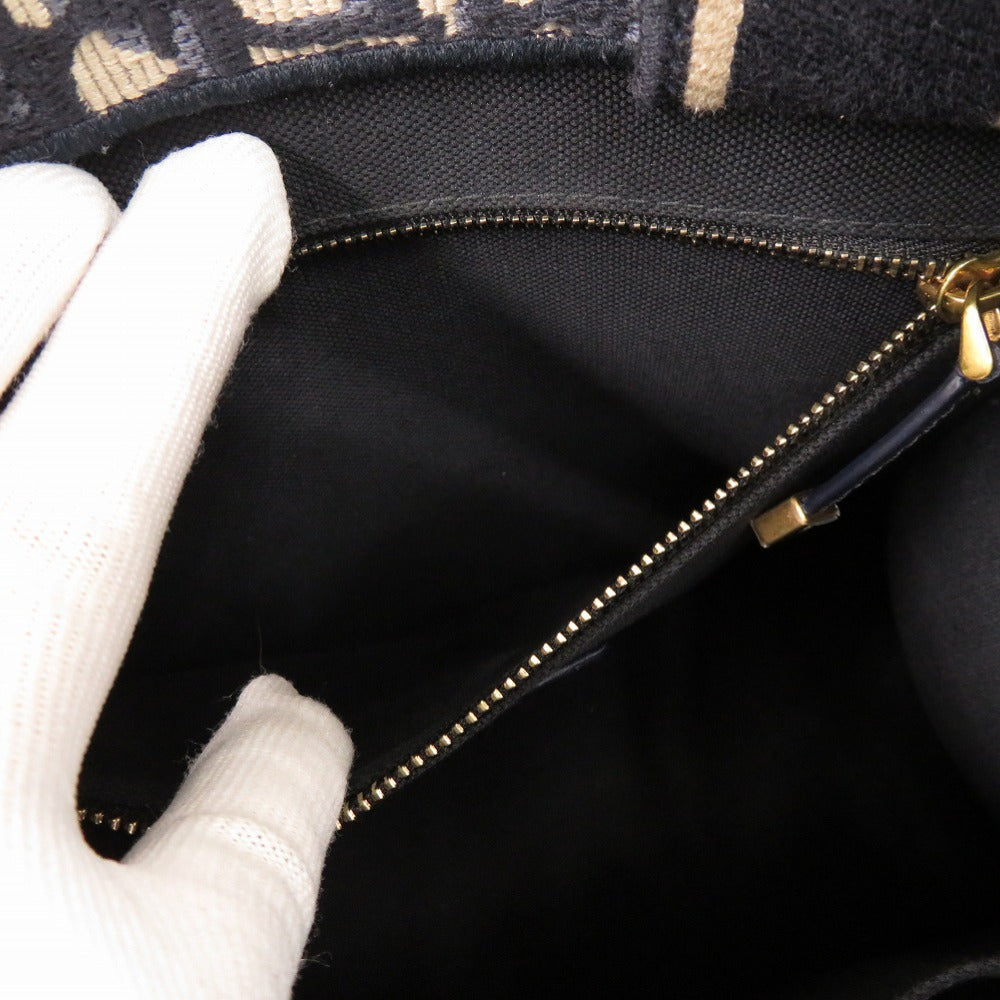 Christian Dior Oblique Book Tote                  Canvas & Leather