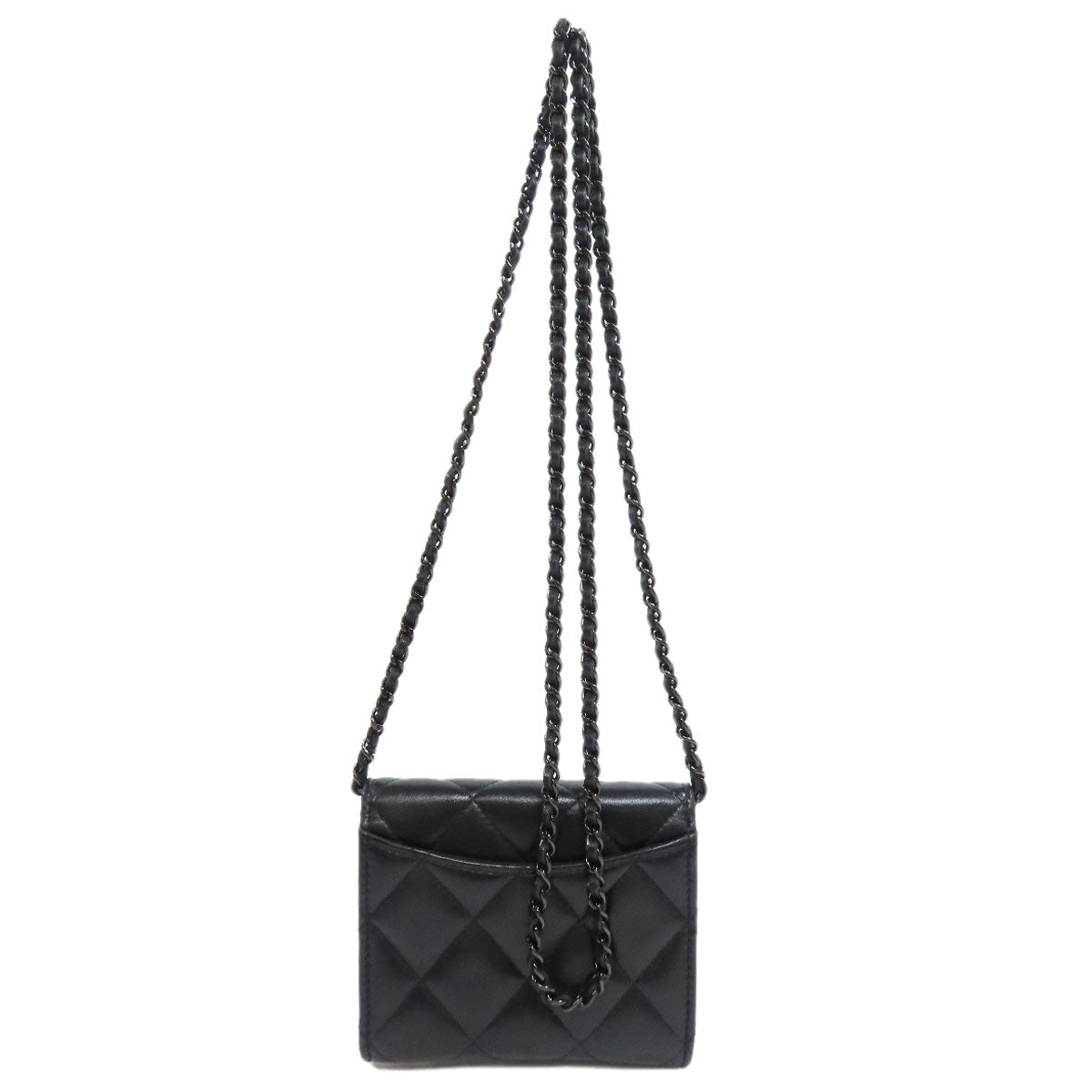 CHANEL – Bifold Wallet – Chain Wallet Matelassée– Karl Lagerfeld – 2017 – 100% Authentic Pre-Owned ✨Priced Right
