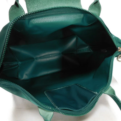 LONGCHAMP – Le Pliage Energy L Top Handle – Recycled Canvas Emerald – 100% Authentic ✨Very Good Pre-Owned Condition