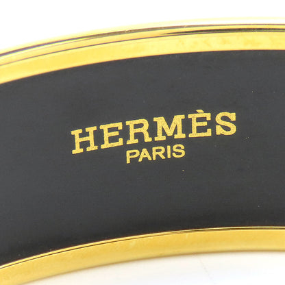 HERMÈS GM Bangle Orange Cloisonné enamel on metal 100% Authentic Pre-Owned ✨ Excellent condition