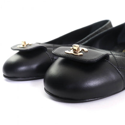 CHANEL Ballerinas Black Leather – Size 36 – Fall/Winter 2024 (Boutique) collection from CHANEL. – 100% Authentic Pre-Owned Fall/Winter 2024 S Rank ✨Like New✨