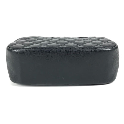 CHANEL – Pouch – CC COCO Mark Logo Matelassée– Karl Lagerfeld Era – Approx. 2018–2019 – 100% Authentic Pre-Owned                      SA Rank ✨ Excellent