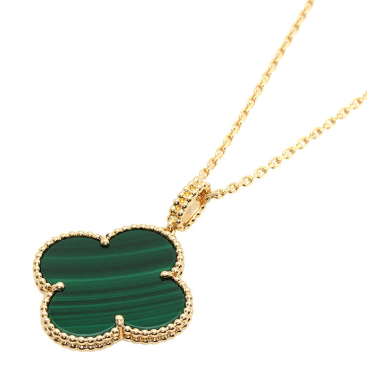 VAN CLEEF & ARPELS Magic Alhambra Malachite 18K Yellow Gold Introduced 2006 100% Authentic Pre-Owned ✨