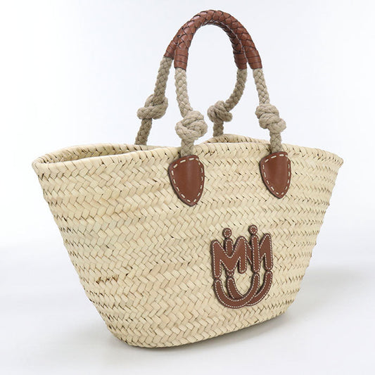 MIU MIU – Straw Tote Basket by Miuccia Prada 100% Authentic Pre-Owned ✨