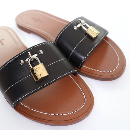 LOUIS VUITTON – Lockit Line Sandals  Nicolas Ghesquière – 2016 – 100% Authentic Pre-Owned A Rank✨Excellent Condition
