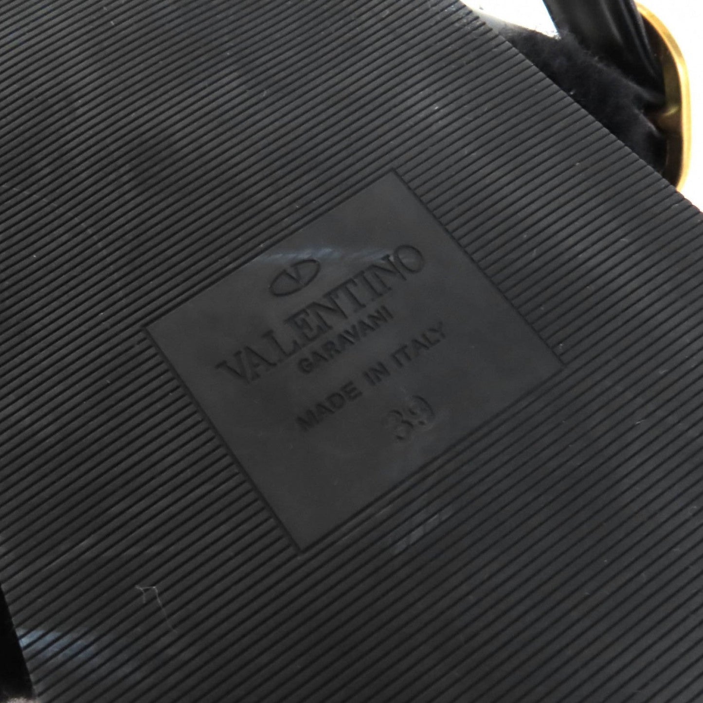 VALENTINO GARAVANI – Sandals – Leather Black – Pierpaolo Piccioli – 2021 – Size 39 – 100% Authentic SA Rank ✨ Excellent Pre-Owned