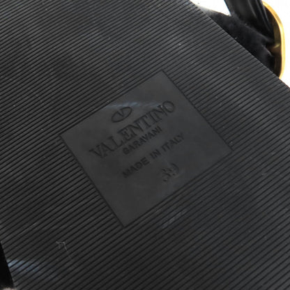 VALENTINO GARAVANI – Sandals – Leather Black – Pierpaolo Piccioli – 2021 – Size 39 – 100% Authentic SA Rank ✨ Excellent Pre-Owned