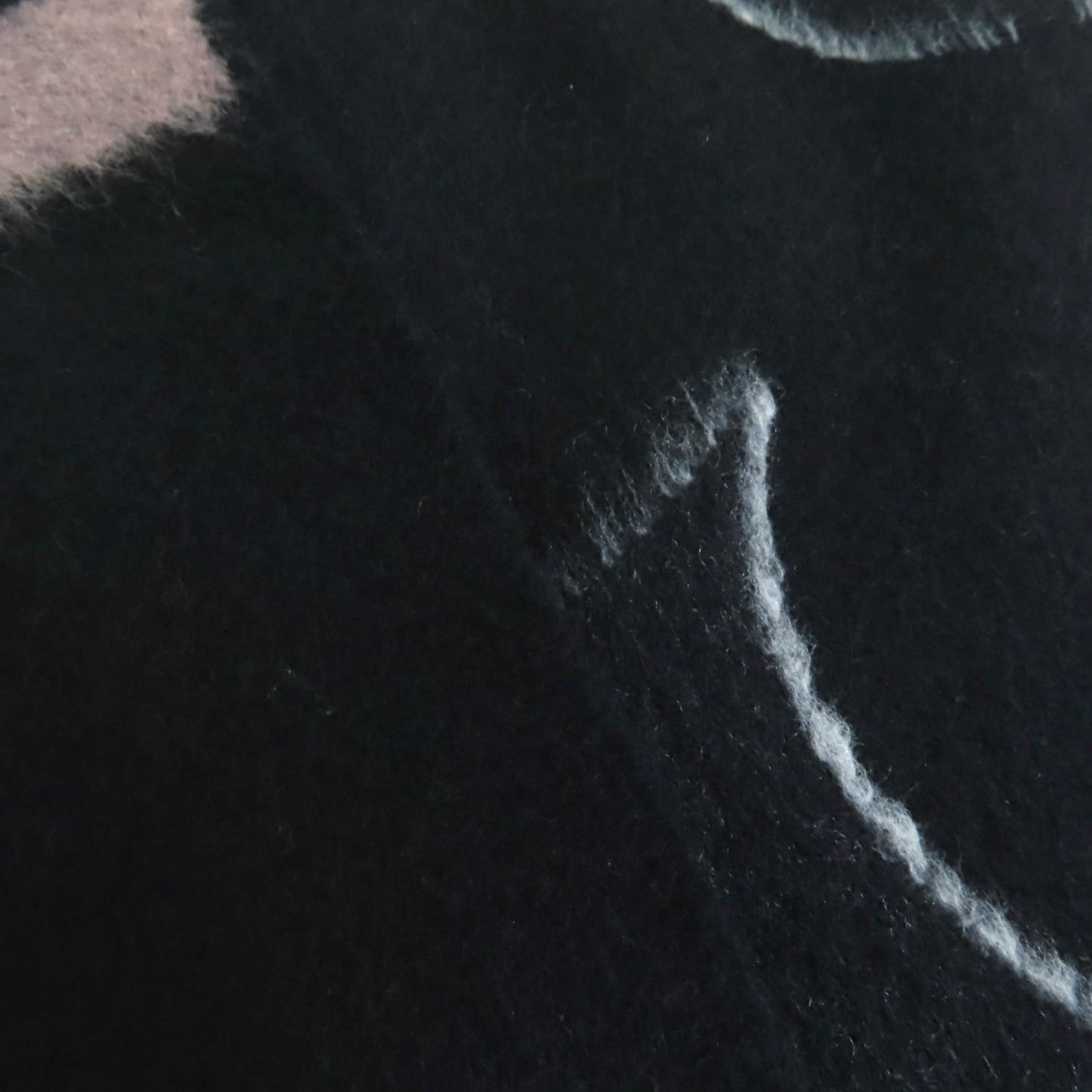 LOUIS VUITTON – Echarpe “The Ultimate Muffler” Scarf – Noir Cashmere/Wool