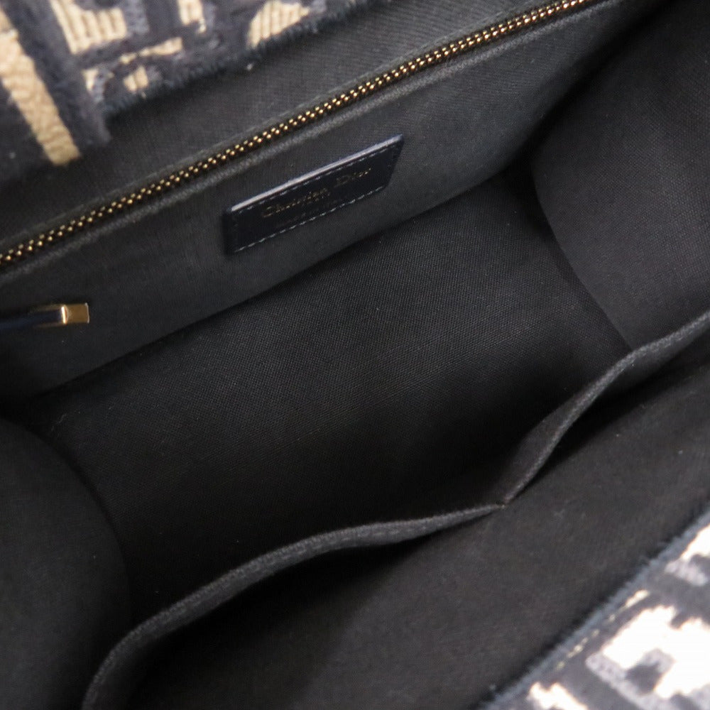 Christian Dior Oblique Book Tote                  Canvas & Leather