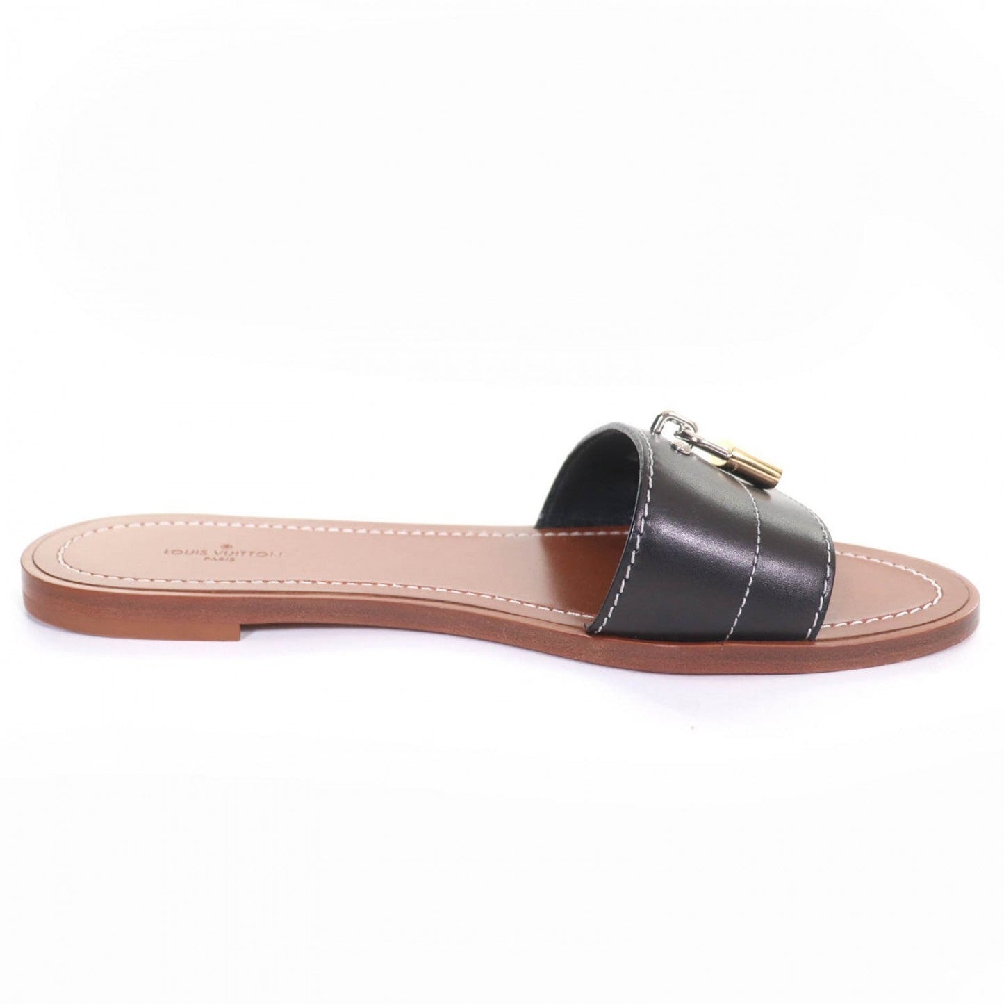 LOUIS VUITTON – Lockit Line Sandals  Nicolas Ghesquière – 2016 – 100% Authentic Pre-Owned A Rank✨Excellent Condition