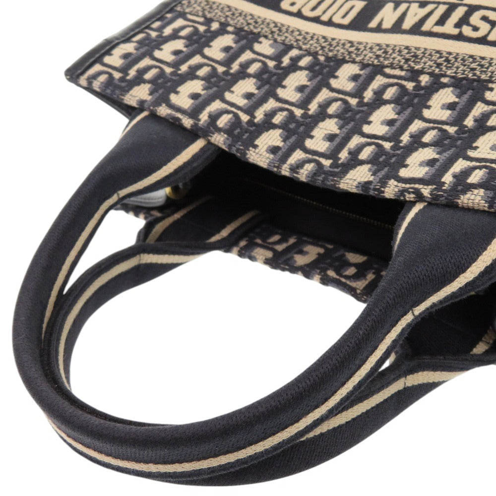 Christian Dior Oblique Book Tote                  Canvas & Leather