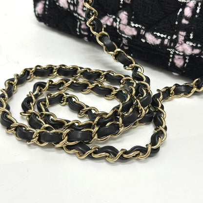 CHANEL – Classic Mini Matelassée otweed by Karl Lagerfeld Era 100% Authentic Pre-Owned NS Rank   ✨Unused exhibit ✨