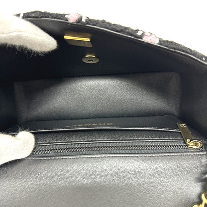 CHANEL – Classic Mini Matelassée otweed by Karl Lagerfeld Era 100% Authentic Pre-Owned NS Rank   ✨Unused exhibit ✨