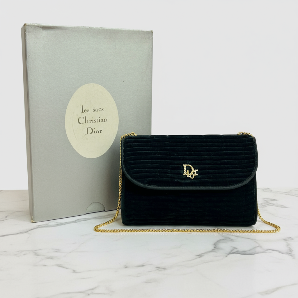 DIOR – Logo Metal Shoulder Bag –