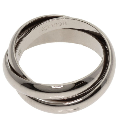 CARTIER – Trinity Ring #52 – 18K White Gold – Women – 100% Authentic ✨Excellent Pre-Owned Condition