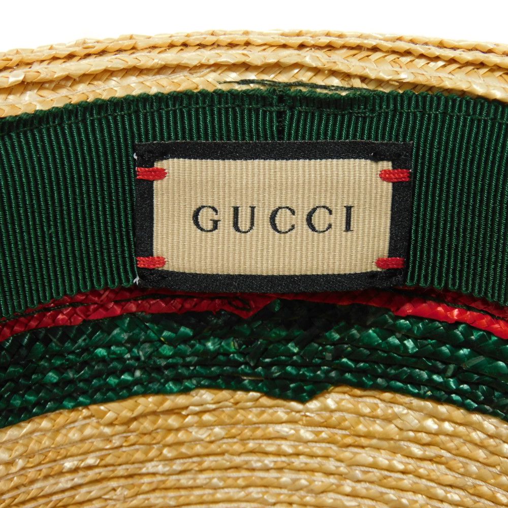 Gucci Woven Straw Hat (Shelley Green-Red) – Size M (22.4”)
Designer: Alessandro Michele
Year: 2018 100% authentic Pre owned/Unused✨