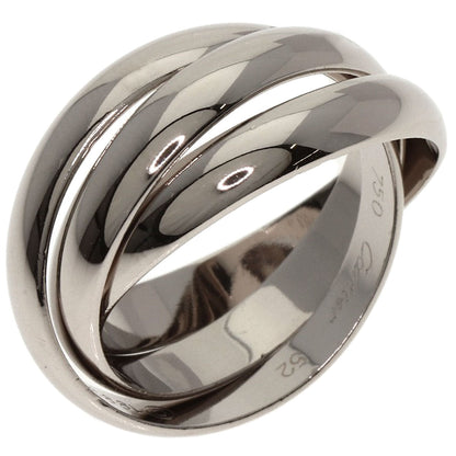 CARTIER – Trinity Ring #52 – 18K White Gold – Women – 100% Authentic ✨Excellent Pre-Owned Condition