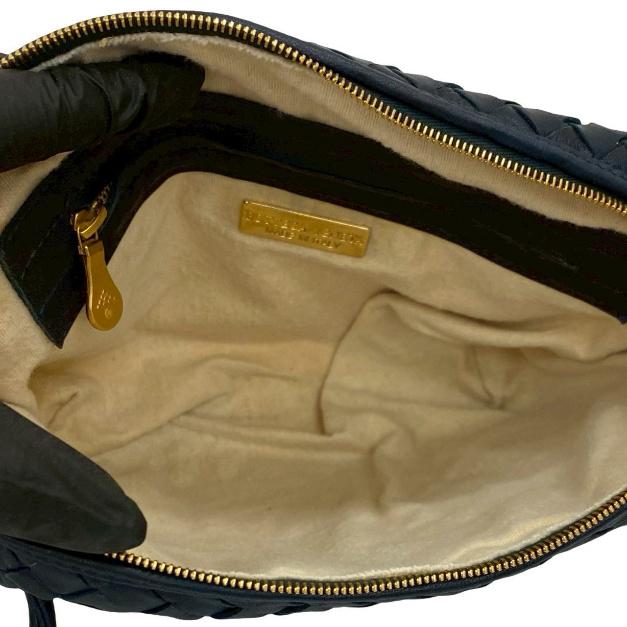 Bottega Veneta Intrecciato Leather Navy by Tomas Maier Era Mid 2010s 100% Authentic ✨ Excellent Pre-Owned